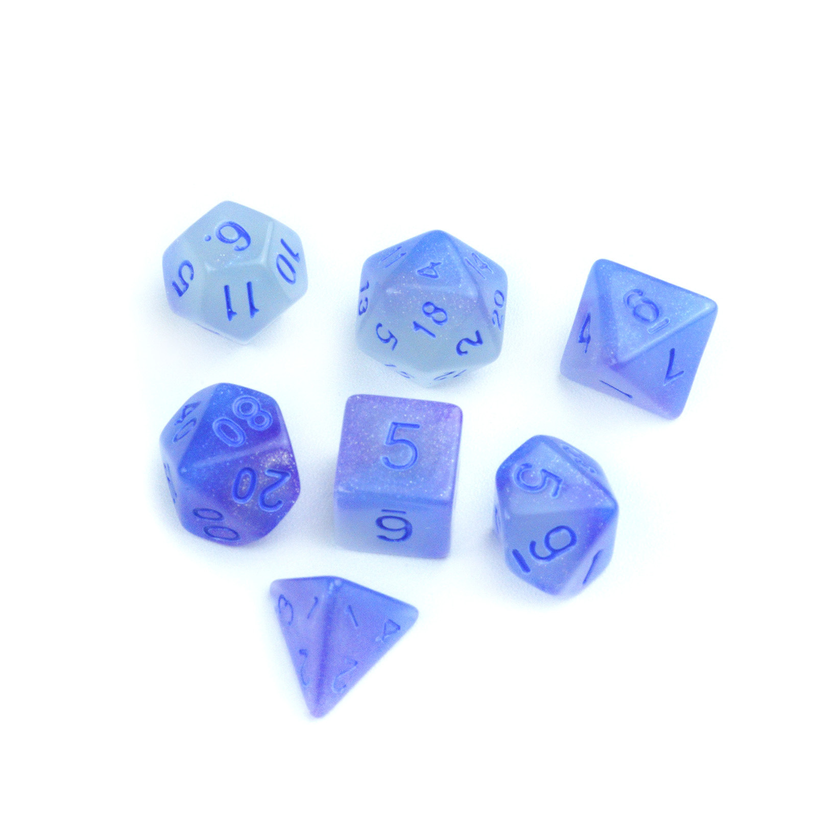 The manufacturer's spot Dice Dragon and the underground three-coloured night dice DND game set of seven grains