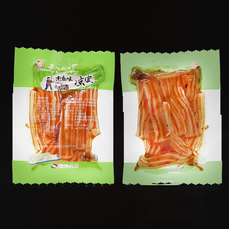 厂家批发四川都市派麻辣小吃凉皮250g散装袋装速食休闲零食凉皮