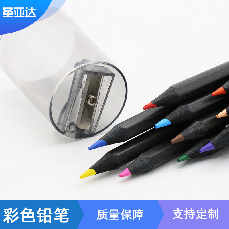 Producing 12 colours, 24 colours, 36 colours of pencils for students in wholesale pencils