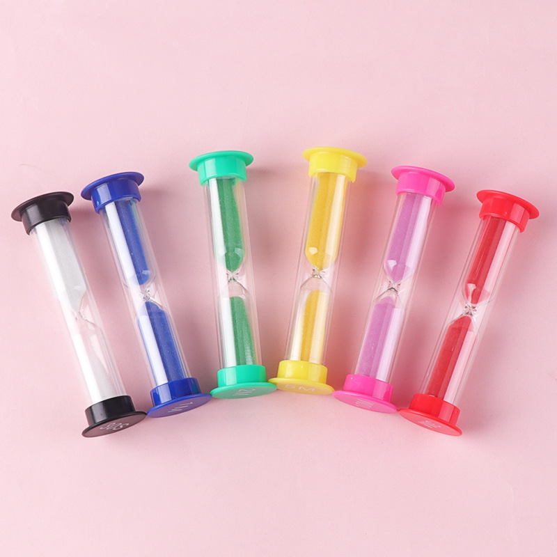 定製計時防摔小沙漏套裝彩色塑料學生禮物沙漏計時器擺件伴手禮品