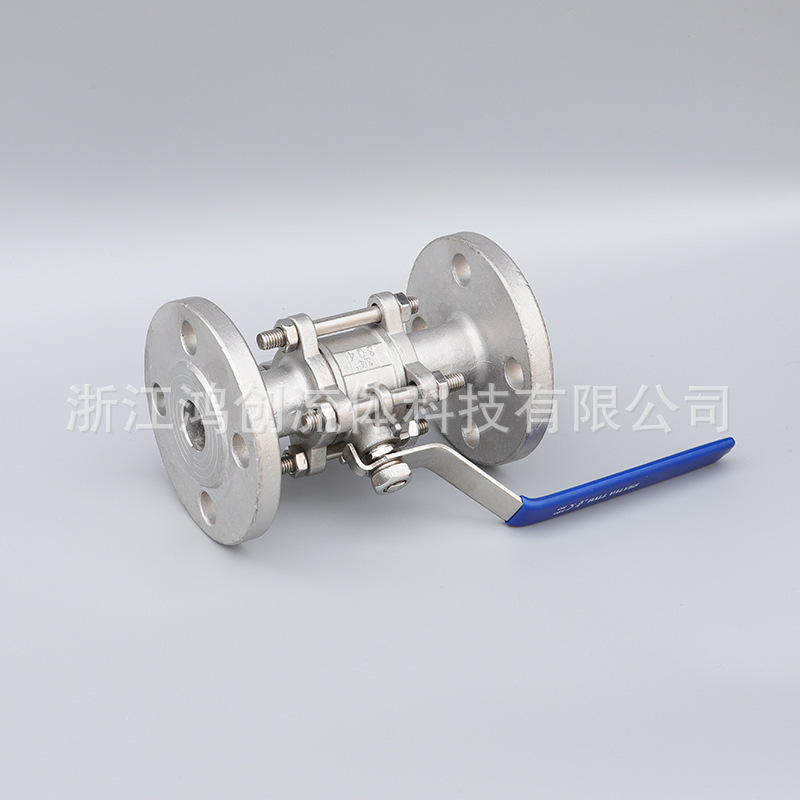 The manufacturer supplies 304 stainless steel three-part French ball valves with a manual French connection to the 3Pc pressure pipe switch.