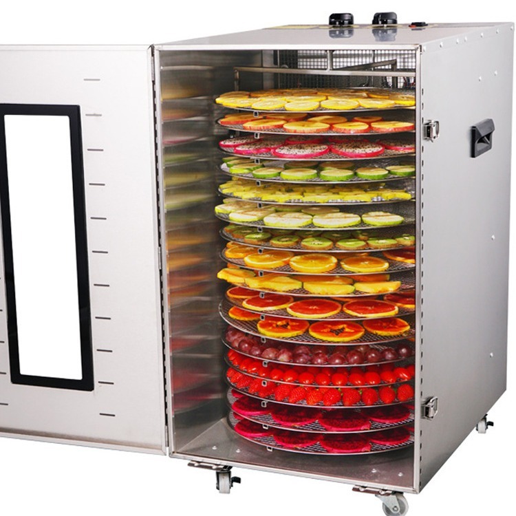 Cardiac 16-storey rotating screen fruit dryer, commercial vegetable dehydrator, pet food wind.