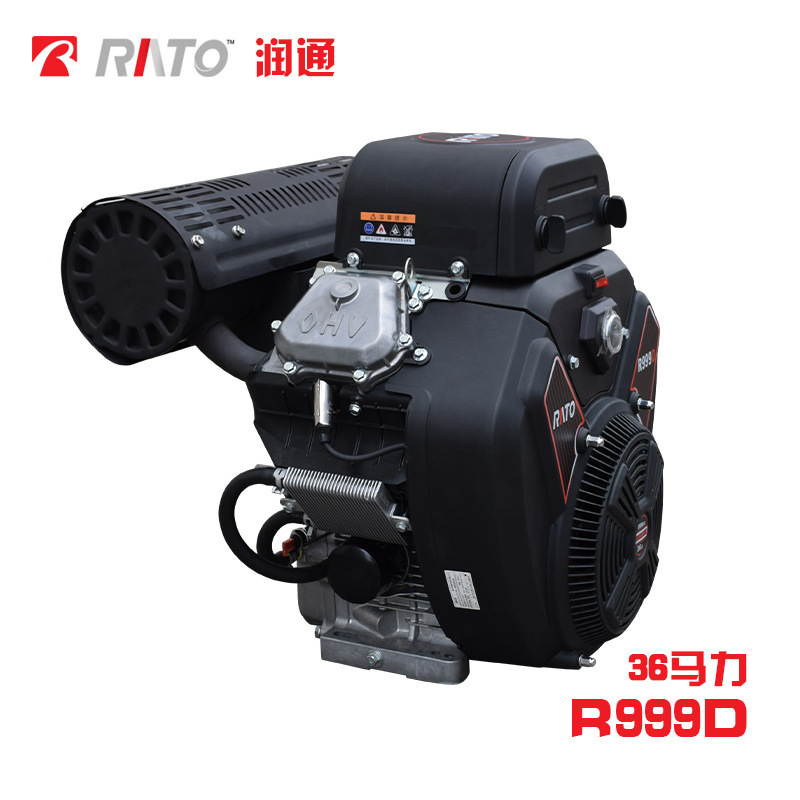 潤通24馬力R670 30HP R740 36馬力汽油雙缸機動力 R999抽沙泵配套