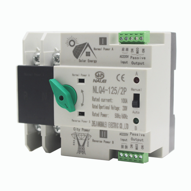 Photovolt 110V/220V milliseconds to switch the constant double power switch NLQ4-125