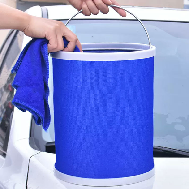 A multi-purpose water truck with a bucket washing tool to fish outside the house.