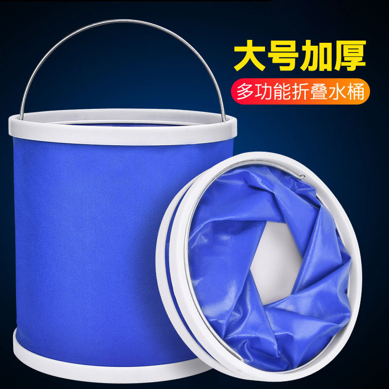 A multi-purpose water truck with a bucket washing tool to fish outside the house.