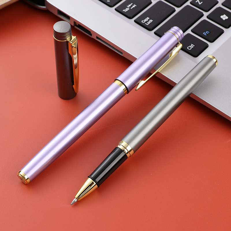 Advertising pen custom LOGO high-end commercial signature pen, office gift custom metal sensory pen