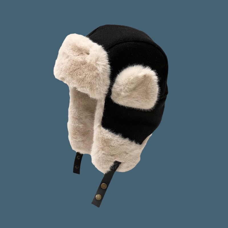 Razor Girl, Autumn and Winter Windproof Ride, mimics hare hair and warmth for earcap boy skiing hats.