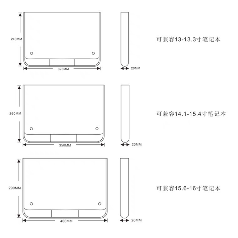 สมุดพกมีคอมพิวเตอร์แอปเปิ้ล, MacBookair และชุดป้องกันเมาส์