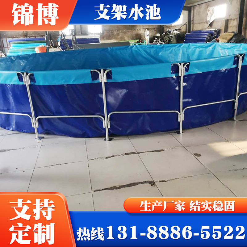 戶外大型支架水池游泳池廠家充氣游泳池水上滑梯移動水上樂園設備