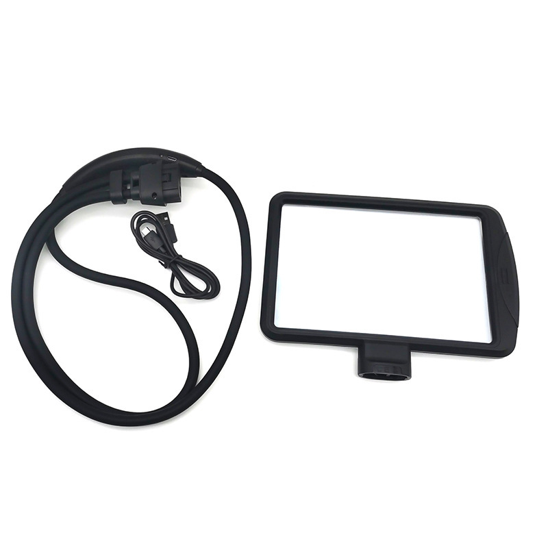 Hand-held rim magnifier with a light charge to read the big mirror magnifier, the Amazon hot-soldier.