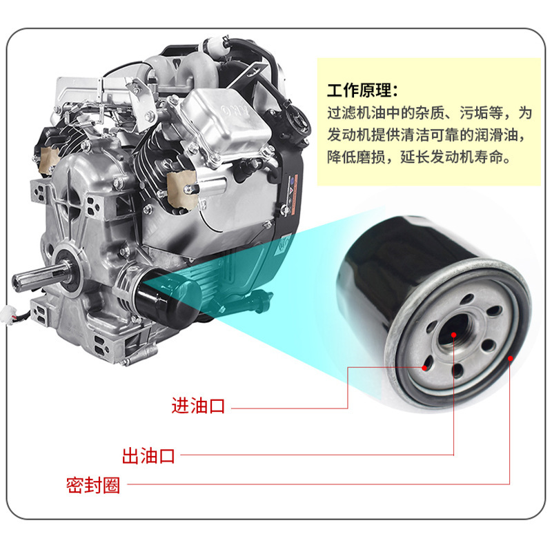 두 배 배럴 엔진 2V78는 R670 항해 2V802V90 빈 핵심 여과기를 통제합니다.