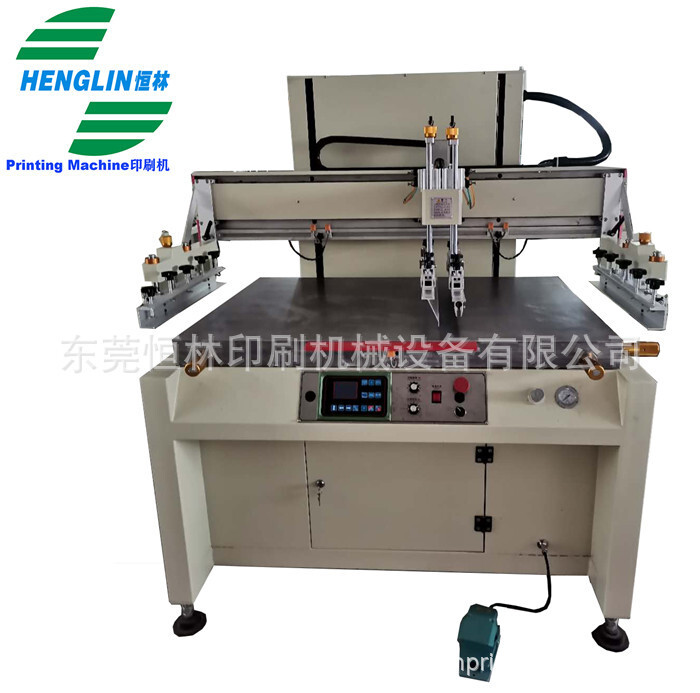 Small, semi-automatic flat-wire-printer HT-3050V wind-in.