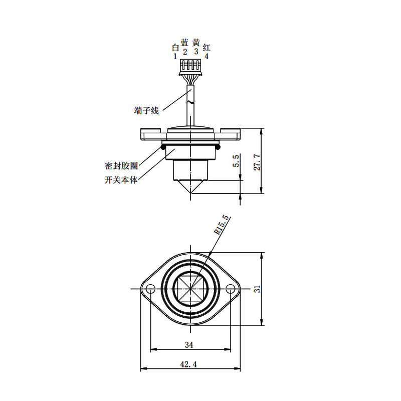 Cảm biến cấp độ PV, cảm biến cấp độ lỏng, chất lỏng có giá trị cao, sự chỉ đạo nguồn gốc.