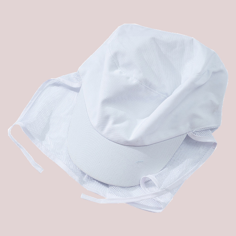 Food factory job hats, sanitary hats, dust workshop hoods, white food hats for men and women