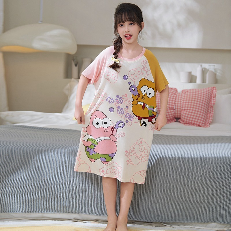 Ngủ cho trẻ em, quần shorts mùa hè, mấy cô gái Cartoon, váy trẻ con.