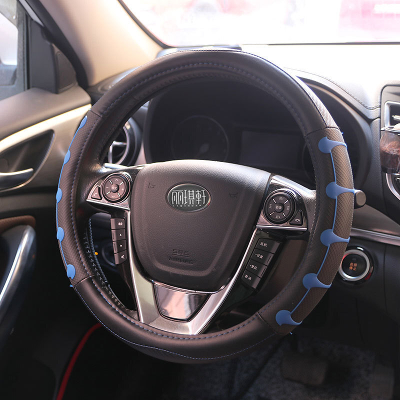 Cross-border car steering wheel with a sweat truck and a four-season general steering wheel protection kit.