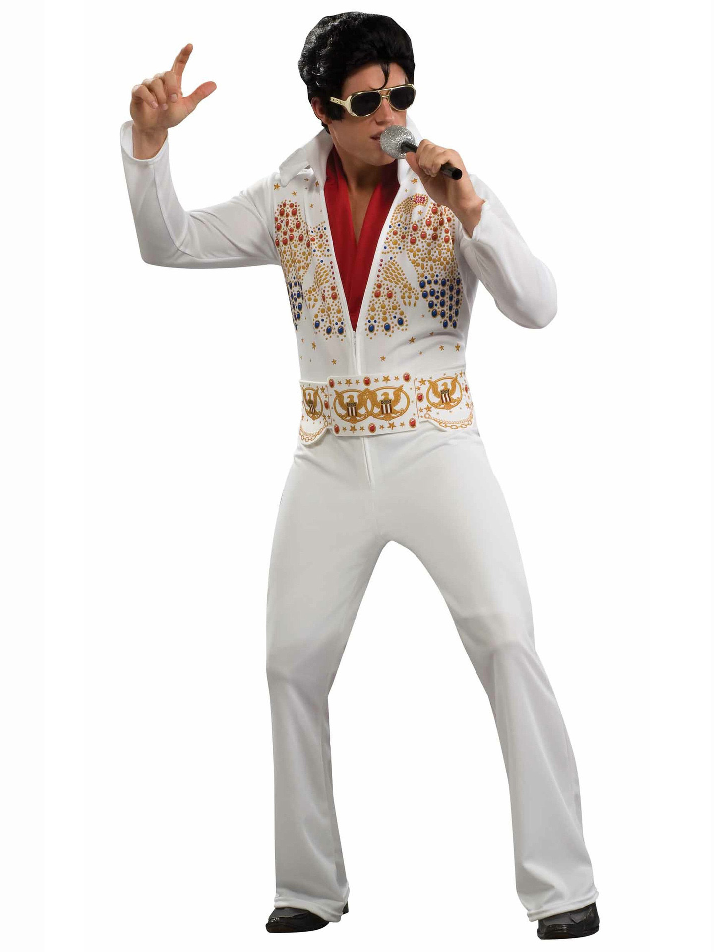 "Hallow's 2024 nhạc rock mới của Châu Âu, Elvis Cosplay, chơi bài "The Dance King."