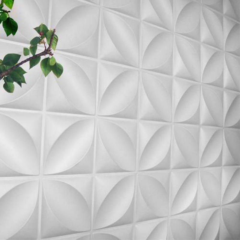 Wholesale of the PVC white wall with 3-D background wall decorated 3d new medium wall wall