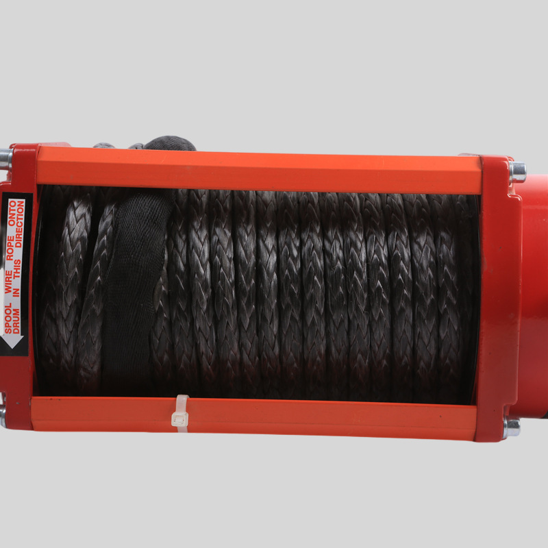 13,000 pounds of waterproof fully copper electric winch.