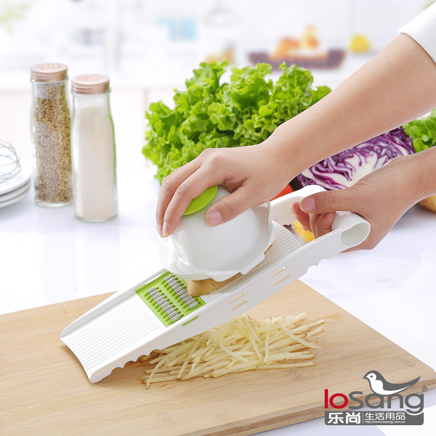 5 sets of multi-purpose kitchen cutlery sets, slicer, sharpener, cutter.