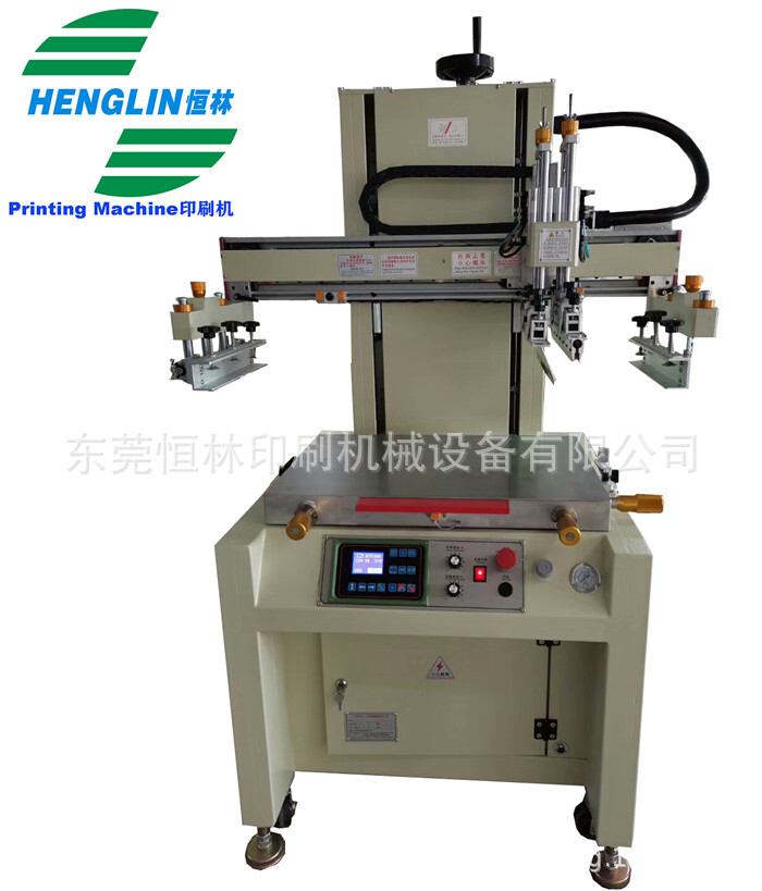 Small, semi-automatic flat-wire-printer HT-3050V wind-in.