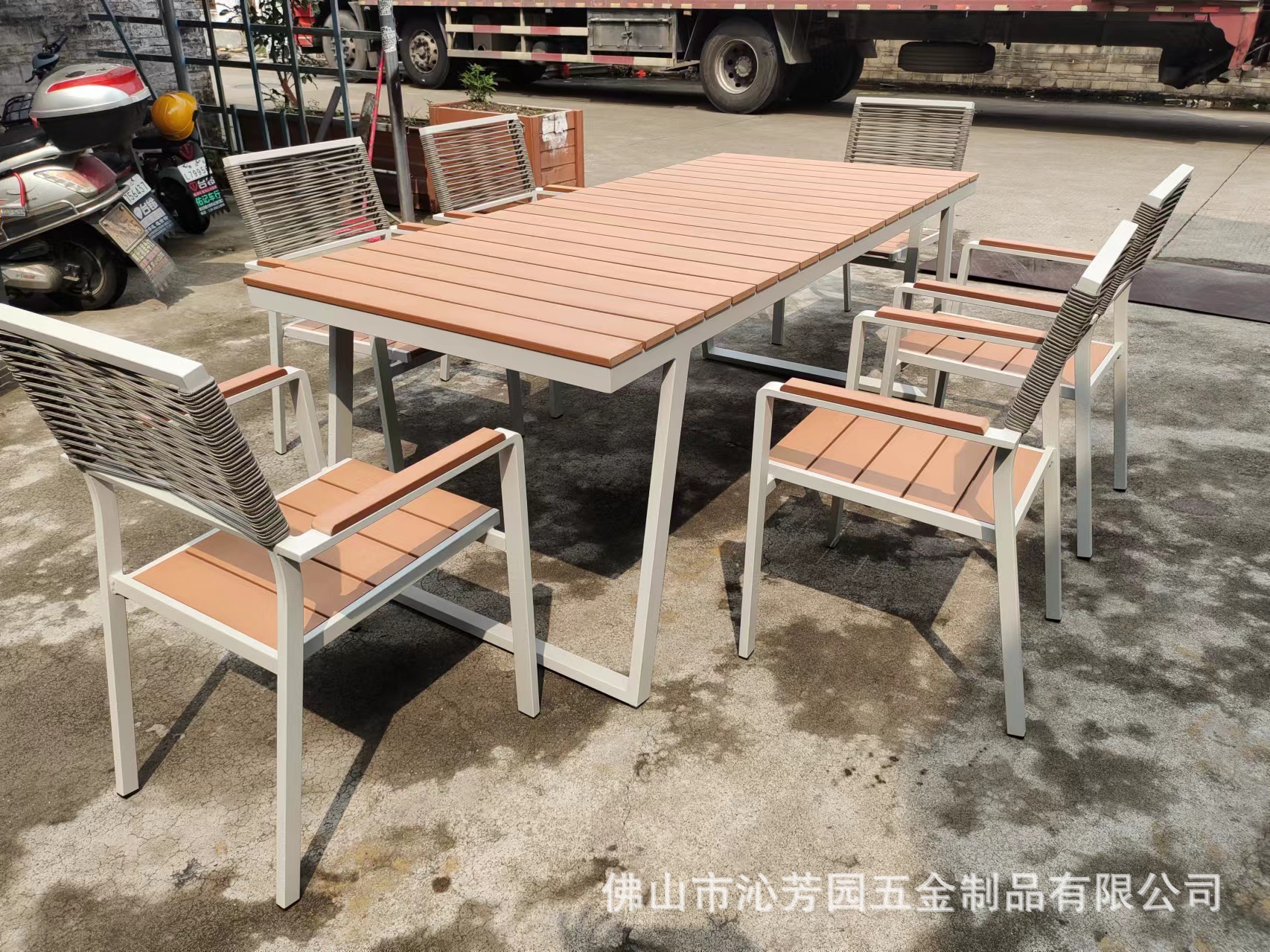 Outdoor tables and chairs combined with teawood tables and chairs packed with leisure tables and coffee tables and chairs processed outdoor leisure tables and chairs