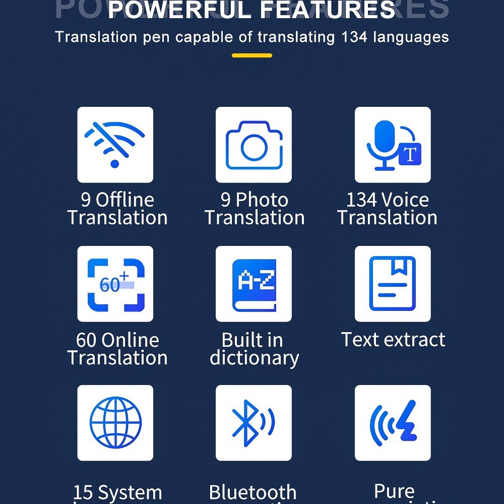 跨境翻譯筆歐洲阿拉伯東南亞世界語言拍照同傳離線掃描詞典筆批發