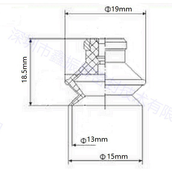 SMC 2-storey Silicon Vacuum Suction ZP13B Plant provides 13mm mechanical hand-mechanical accessories