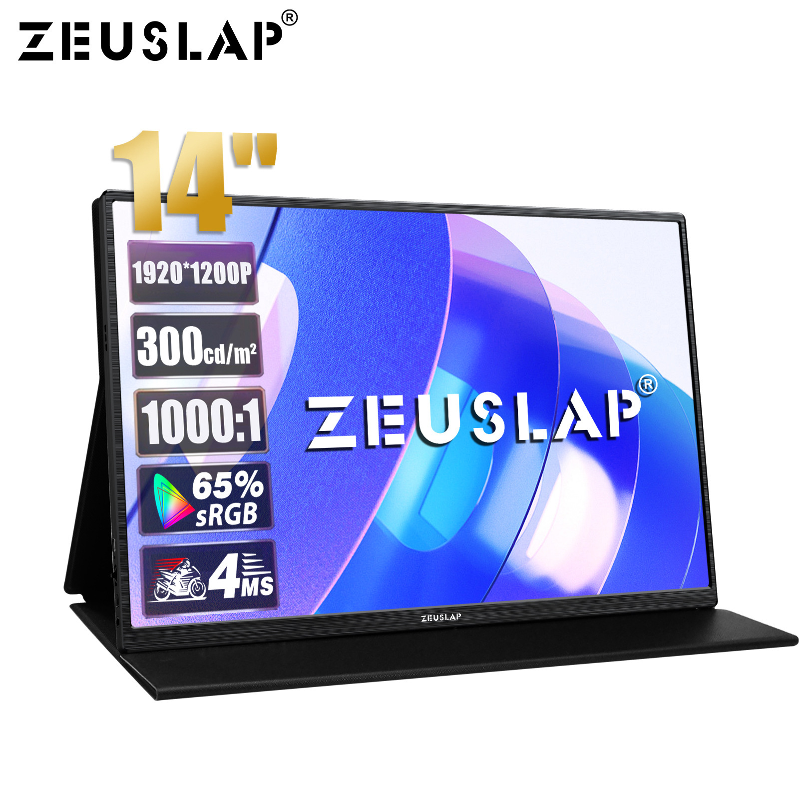 ZEUSLAP Zeus Z14 Lite 14-inch portable monitor 1920* 1200 computer displays non-touch screens