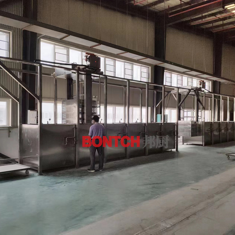 Các nồi hơi thủy sản toàn phần, đường dây sản xuất thịt bò, nồi hơi gà cỡ lớn.