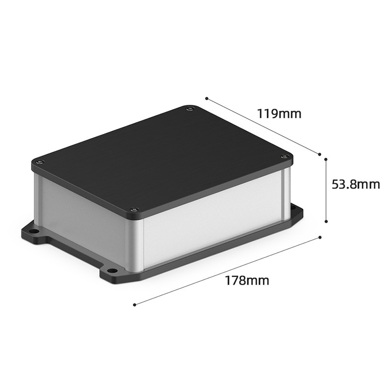 跨境定制加工接收器铝外壳防水盒铝壳分析器IP68防水铝合金外壳