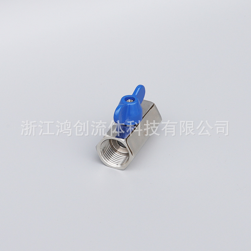 Hand-held 304 stainless steel mini-valves, two-point internal and external screw-lined single-barrel air pressors cut the valve micro-switch