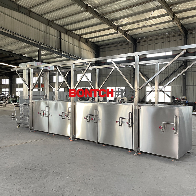 Các nồi hơi thủy sản toàn phần, đường dây sản xuất thịt bò, nồi hơi gà cỡ lớn.