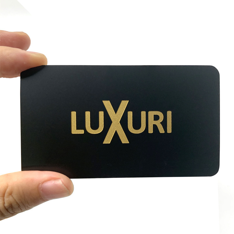 The manufacturer customised the metallic dumb black card, the emptiness lass metal card, the stainless steel business card.