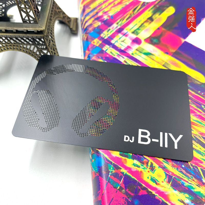 Factory 4442 stainless steel metal chip card 4428 chip contact chip high-end metal card