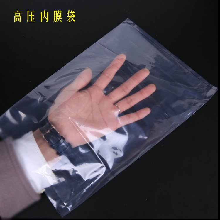 Tùy chỉnh túi vải bông bằng pe với màng mỏng và mở miệng bằng vải chống bụi và túi nhựa trong suốt
