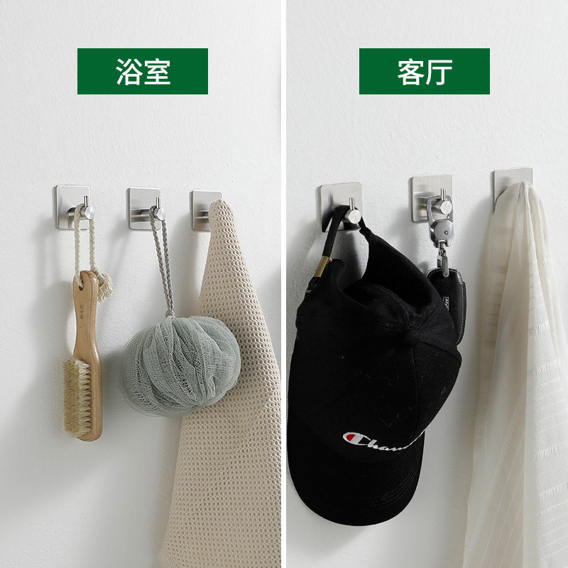 Thứ tự 304 cái móc thép không rỉ, móc đơn, móc chắc, không lỗ, không móc móng tay.