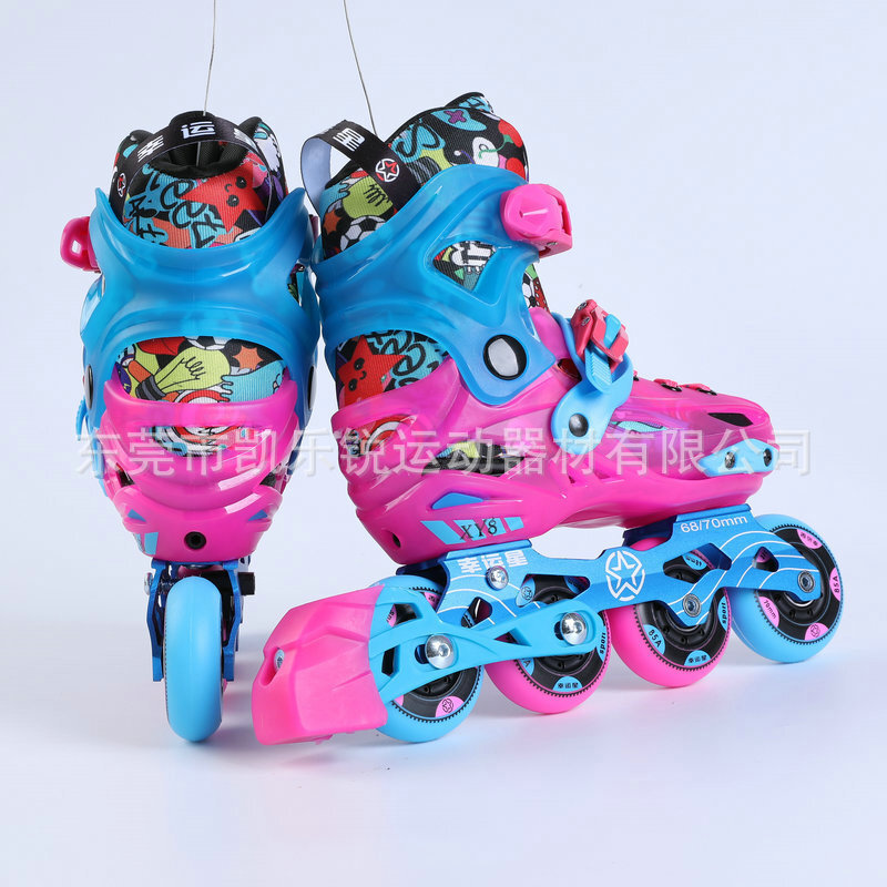 Adult straight-line skate skates, male and female skates, skates.