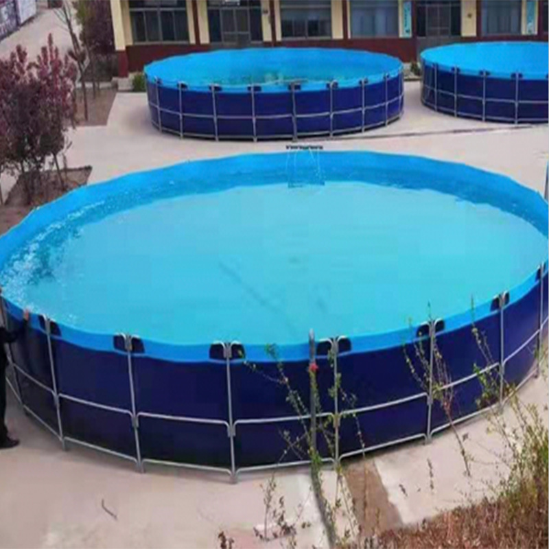 The pvc tarpaulin pool, the large stand-up fish pool, the wall farm pool, the outdoor view of the family play pool.