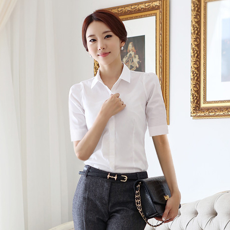 A new Korean cuff in a white shirt and a new cuff in a white shirt.