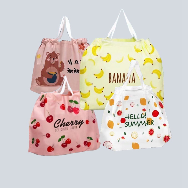 New fruit pattern, please pick up plastic bags, child-dressed cosmetics, and make a wholesale.