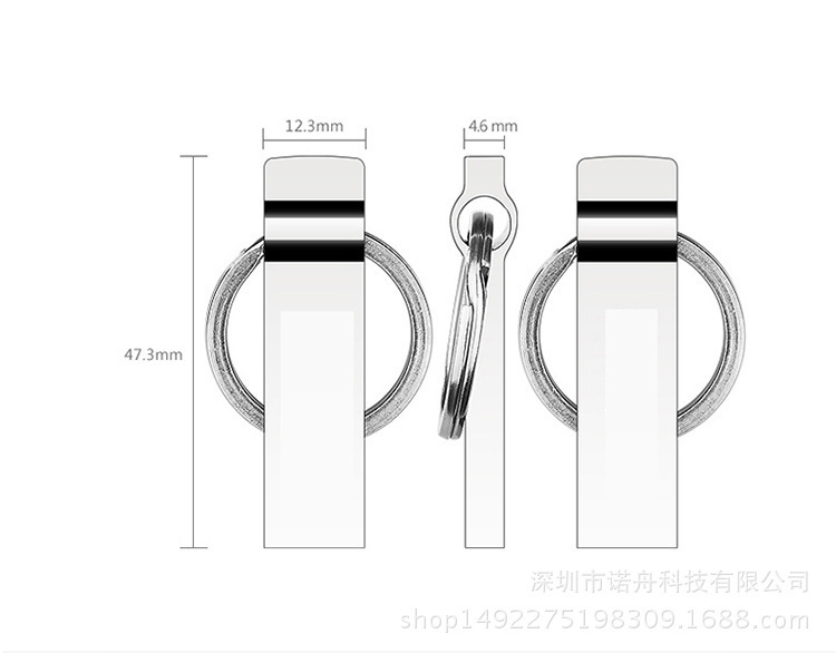 Dễ dàng mang các nút kim loại, thép không rỉ 8g 16g ổ đĩa logo laser