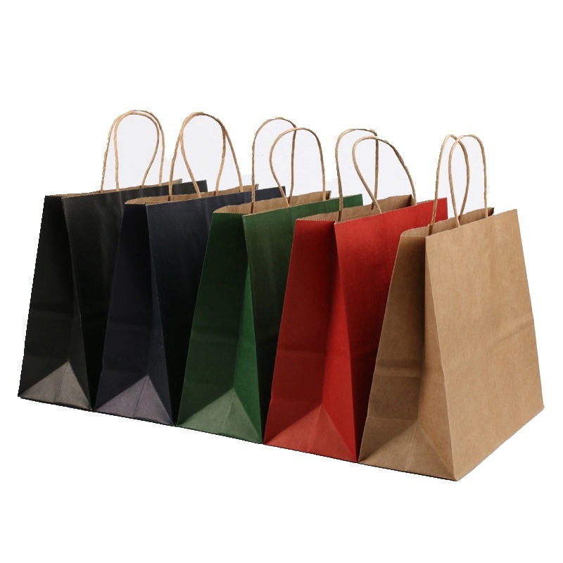 The white paper-covered paper-pack desktop of the present cargo will be filled with coloured hand-packed gifts.