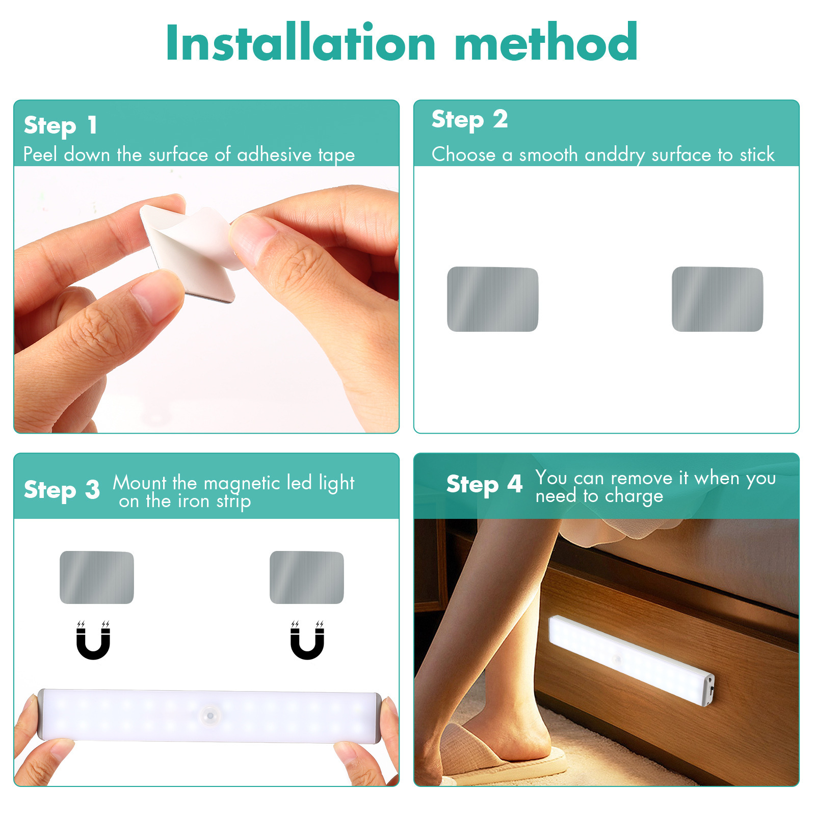 Amazon Auto-sensitized nightlight home은 nightstand bedside와 stairway hall shoeboard를 사용합니다.