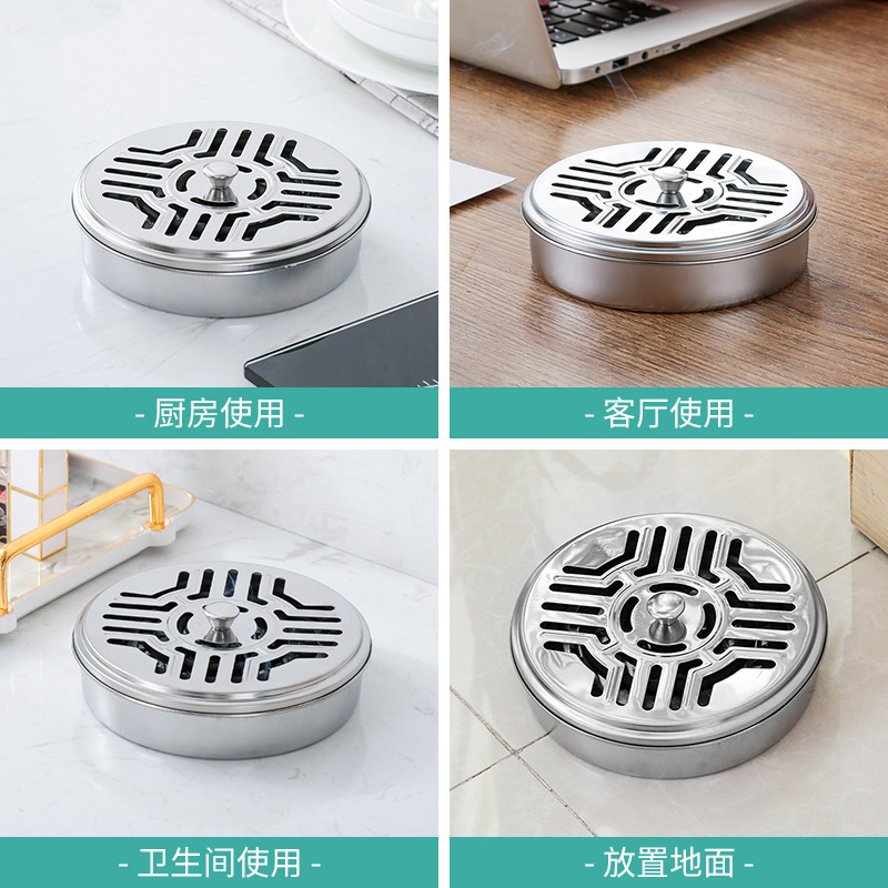 Hộp muỗi thép không gỉ với một hộp chống khói xách tay bên ngoài