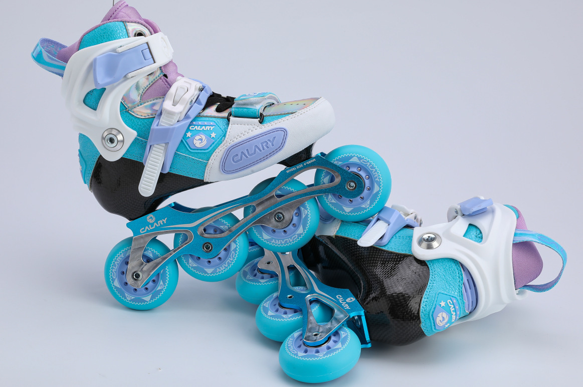 Kalehr's carbon-fibrill skating child brakes flat skates, male and female skaters