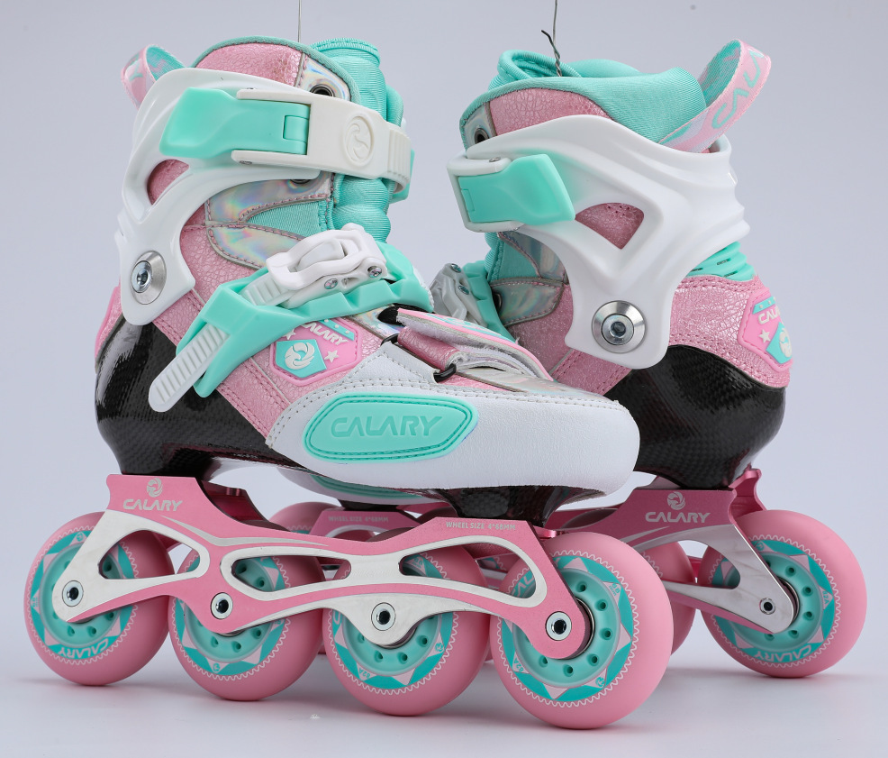 Kalehr's carbon-fibrill skating child brakes flat skates, male and female skaters