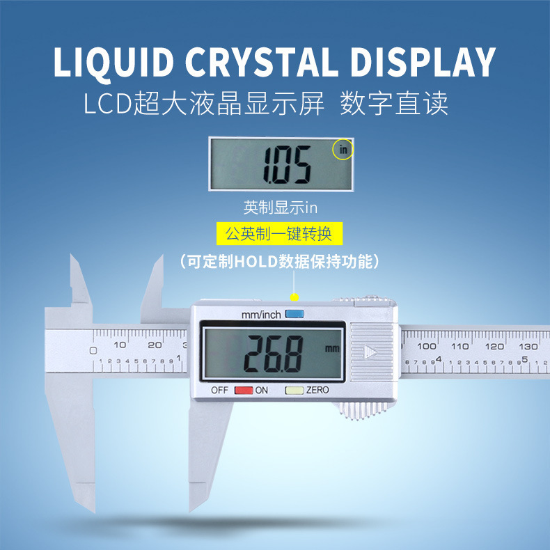 Special price promotion, silver-coloured-number-show card scale, plastic-number card scale 0-150 mm, various packagings.