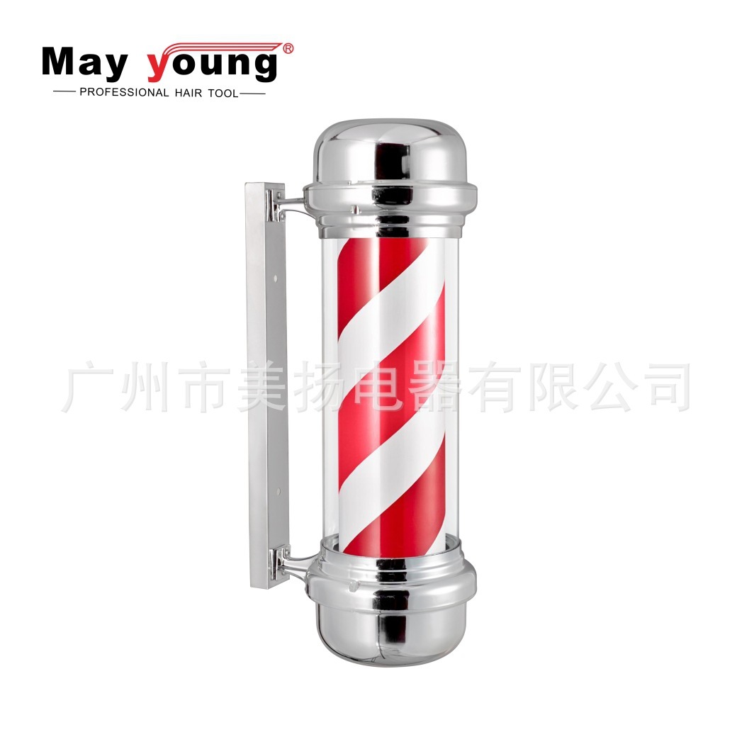 Thợ cắt tóc ký hiệu, thợ cắt tóc xoay tường, hộp sáng M313 cực Barber, thiết bị Maya, cột đèn.